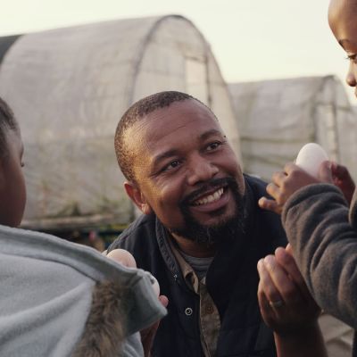 Father with his children